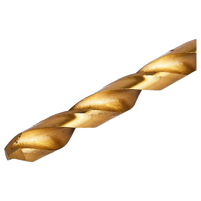 Mũi khoan kim loại HSS-Tin Makita loại kinh tế, kích thước từ 4.5mm - 13mm, đuôi trơn ( cấp 2 sao )