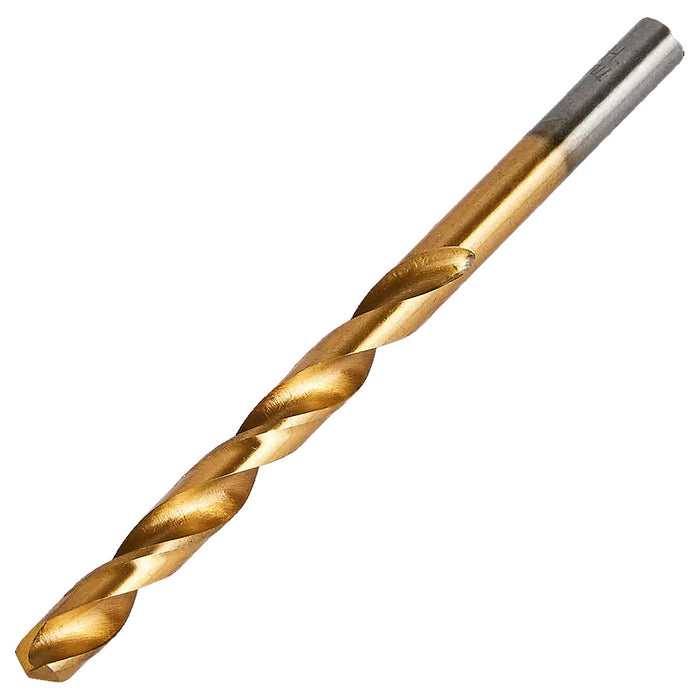 Mũi khoan kim loại HSS-Tin Makita loại kinh tế, kích thước từ 4.5mm - 13mm, đuôi trơn ( cấp 2 sao )