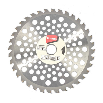 Lưỡi cắt cỏ TCT cao cấp Makita đường kính 230mm, số răng từ 32 - 36 răng cho bụi rậm và thân cây mỏng