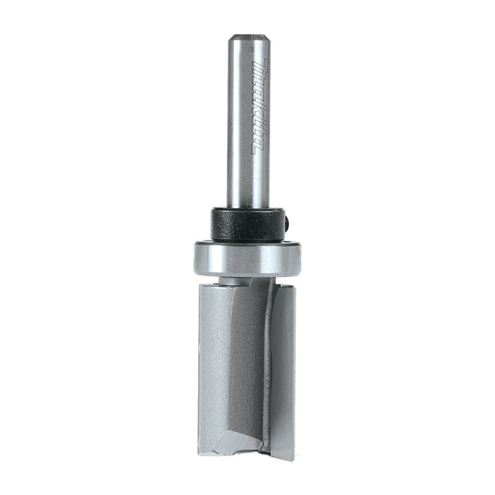 Mũi phay rãnh thẳng 2 cạnh lưỡi có ổ bi hệ inch Makita cốt 1/4 inch, đường kính hiệu dụng 1/2 inch ( Cấp 2 sao )