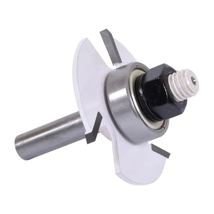 Mũi phay rãnh 3 cạnh lưỡi có ổ bi hệ inch Makita cốt 1/4 inch, đường kính hiệu dụng 1-7/8 inch, chiều dài mũi từ 5/64 inch - 7/32 inch ( Cấp 2 sao )