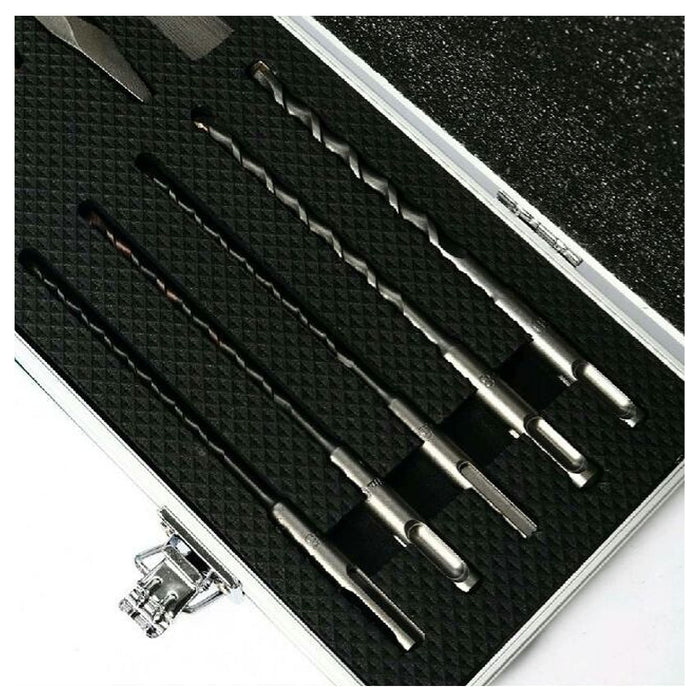 Bộ mũi khoan và đục bê tông 10 chi tiết Makita D-70904 đuôi gài SDS-Plus