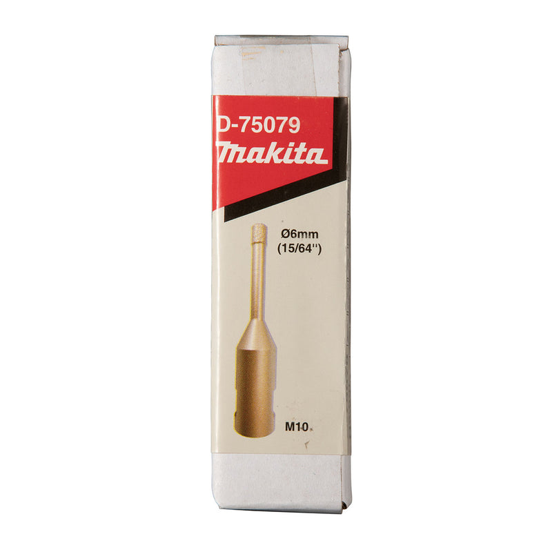 Mũi khoét lỗ kim cương cao cấp Makita dùng cho đám cẩm thạch, đá Granit, ngói sứ đường kính từ 5mm-50mm, ren trục M10 & M14 phù hợp cho các máy mài góc ( Cấp chuyên dụng )