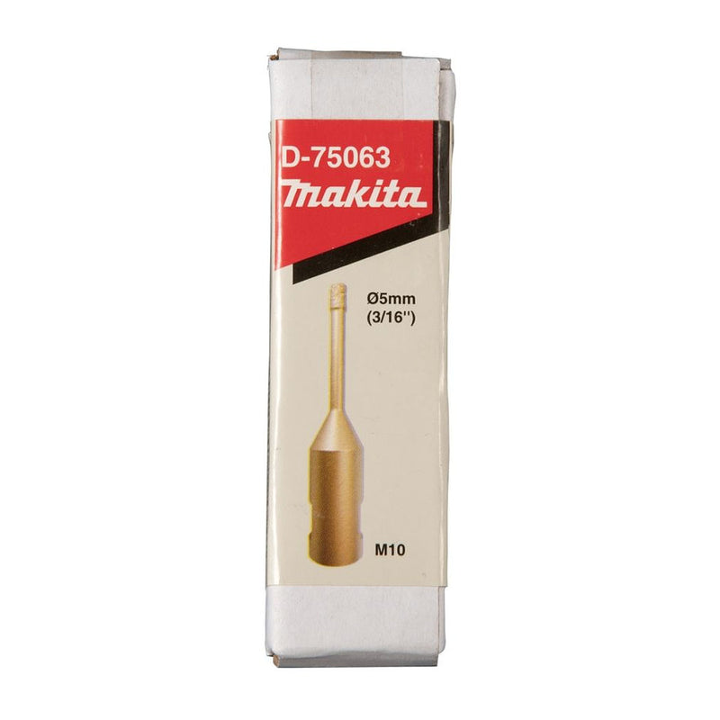 Mũi khoét lỗ kim cương cao cấp Makita dùng cho đám cẩm thạch, đá Granit, ngói sứ đường kính từ 5mm-50mm, ren trục M10 & M14 phù hợp cho các máy mài góc ( Cấp chuyên dụng )