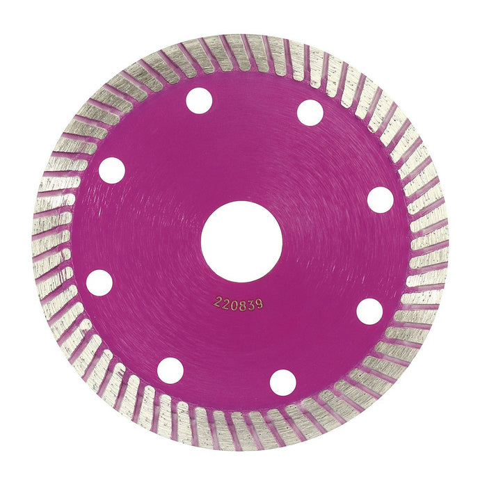 Lưỡi cắt kim cương 105mm kiểu răng gợn sóng Makita D-77198 dùng cho gạch men, gạch sứ lỗ cốt 20mm, cắt khô & nước ( Cấp 2 sao )