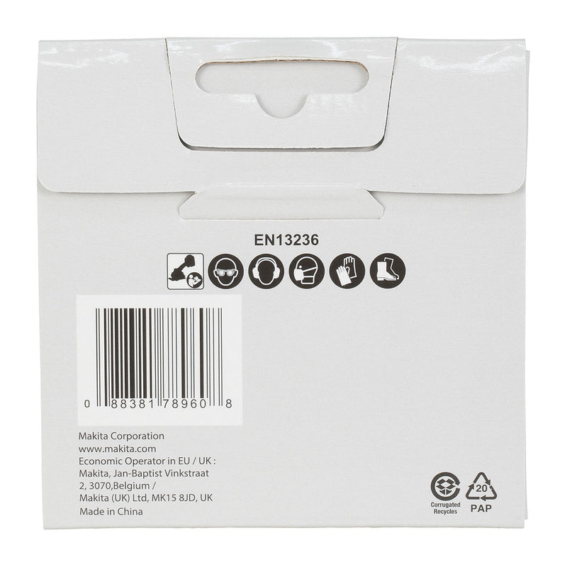 Lưỡi cắt kim cương 76mm kiểu mép phẳng Makita D-77263 dùng cho gạch, lỗ cốt 10mm, cắt khô tương thích với máy DMC300 ( Cấp 2 sao )