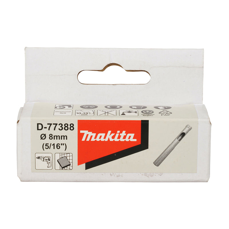 Mũi khoét lỗ kim cương Makita cho đá hoa cương, đá cẩm thạch, ngói sứ đường kính từ 6mm-12mm ( Cấp 2 sao )