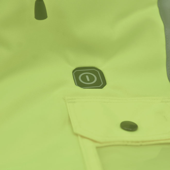 Áo khoác sưởi Makita DCJ206Y ấm dùng Pin 18V, 14.4V LXT