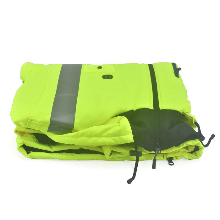 Áo khoác sưởi Makita DCJ206Y ấm dùng Pin 18V, 14.4V LXT