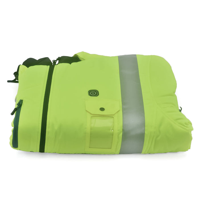 Áo khoác sưởi Makita DCJ206Y ấm dùng Pin 18V, 14.4V LXT