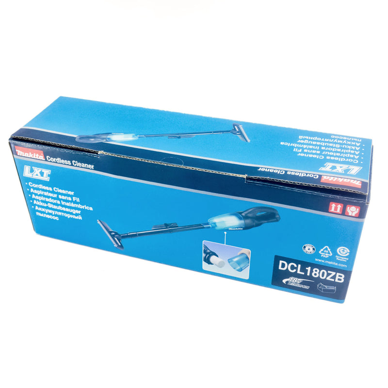 Máy hút bụi cầm tay Makita DCL180 dùng Pin 18V LXT công suất hút 30W, khả năng chứa bụi 650ml