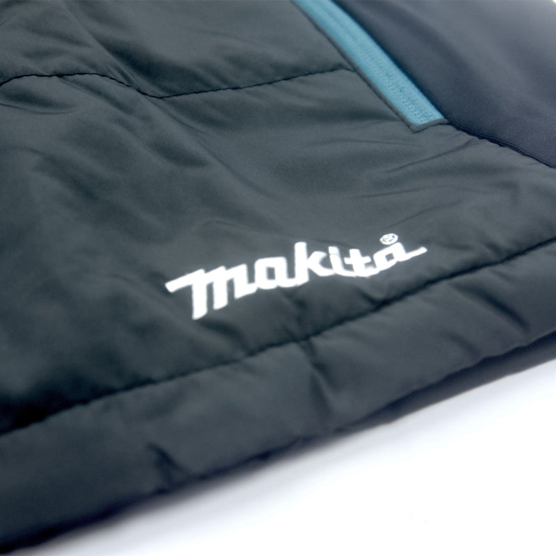 Áo khoác sưởi ấm Makita DCV202Y dùng Pin 18V LXT, 14.4V, dạng áo không tay