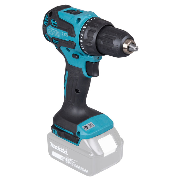 Máy khoan gỗ thép Makita DDF490 dùng Pin 18V LXT đầu kẹp 13mm