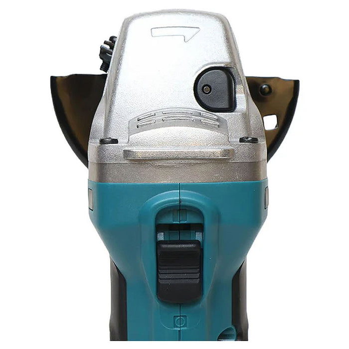 Máy mài góc Makita DGA402 dùng pin 18V LXT, đường kính lưỡi 100mm, công tắc trượt