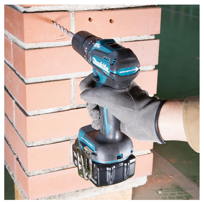 Máy khoan búa Makita DHP459 dùng Pin 18V LXT đầu kẹp 13mm