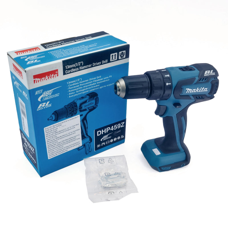Máy khoan búa Makita DHP459 dùng Pin 18V LXT đầu kẹp 13mm