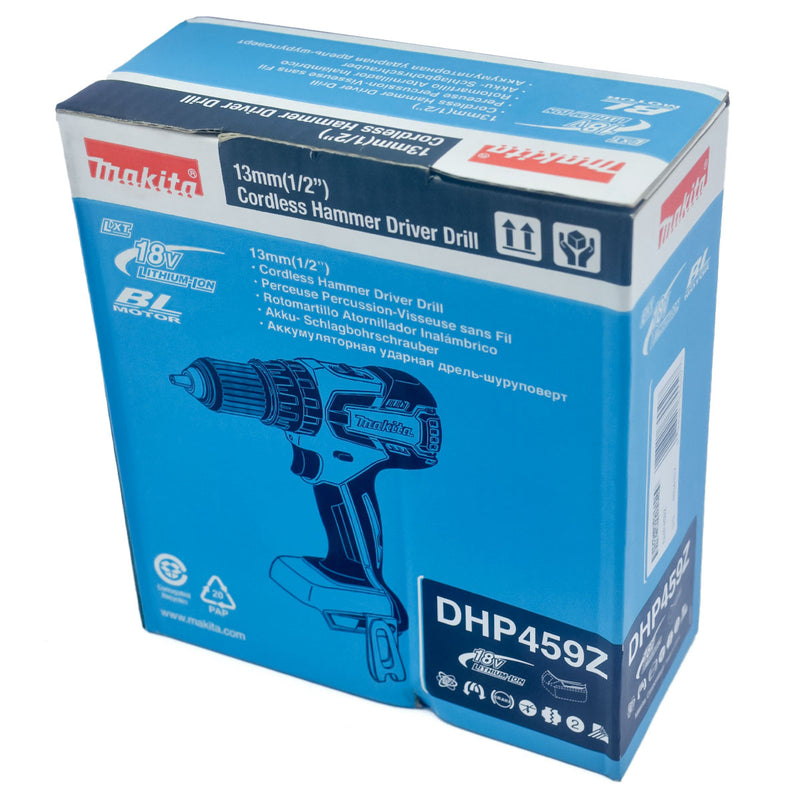 Máy khoan búa Makita DHP459 dùng Pin 18V LXT đầu kẹp 13mm