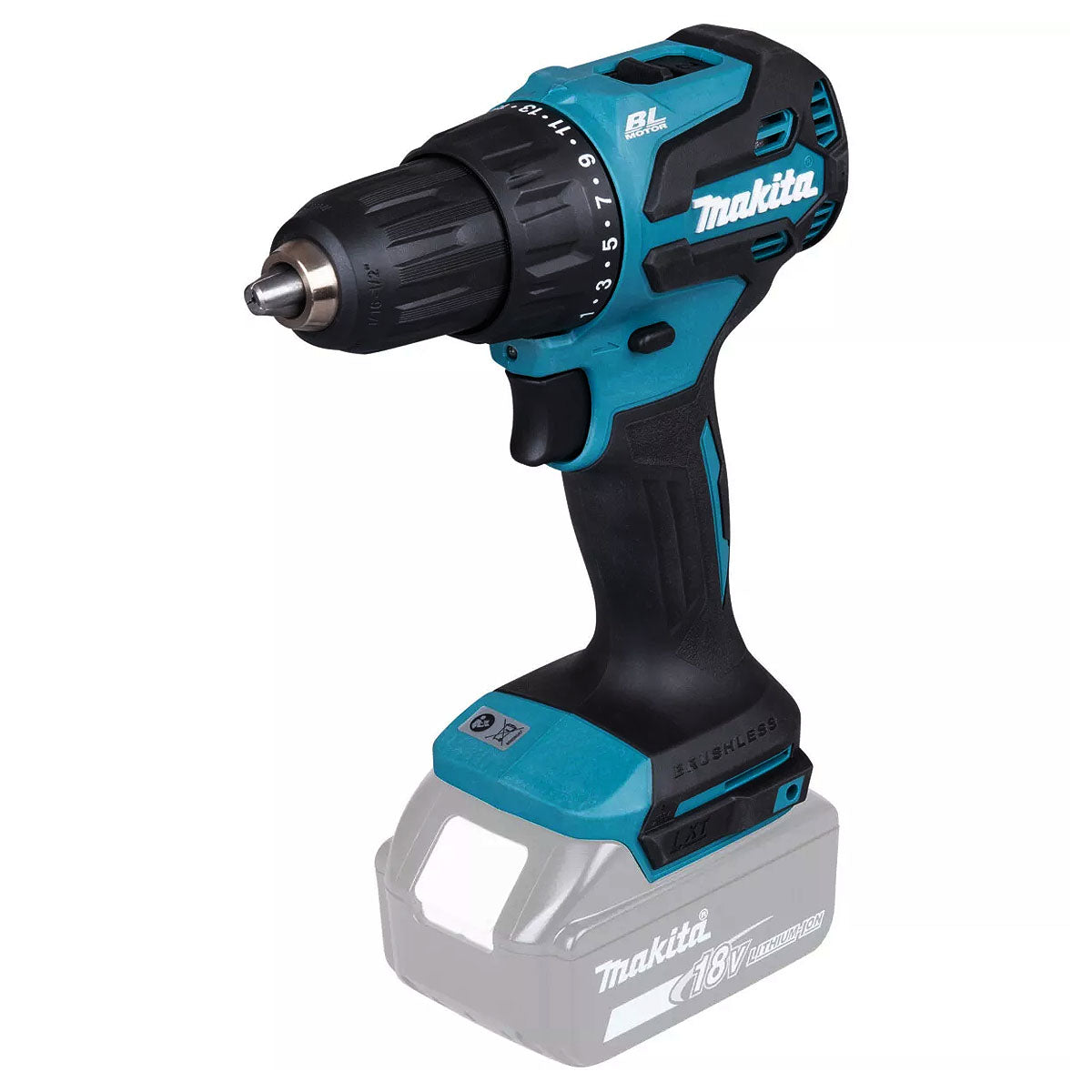 Máy khoan búa Makita DHP490 dùng Pin 18V LXT đầu kẹp 13mm