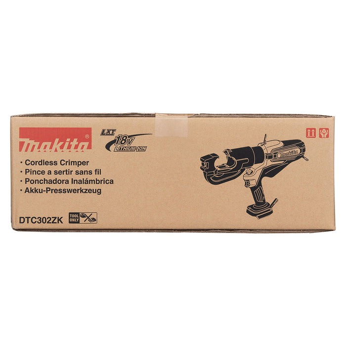 Máy ép cose thủy lực Makita DTC302 dùng Pin 18V LXT, lực ép 120kN