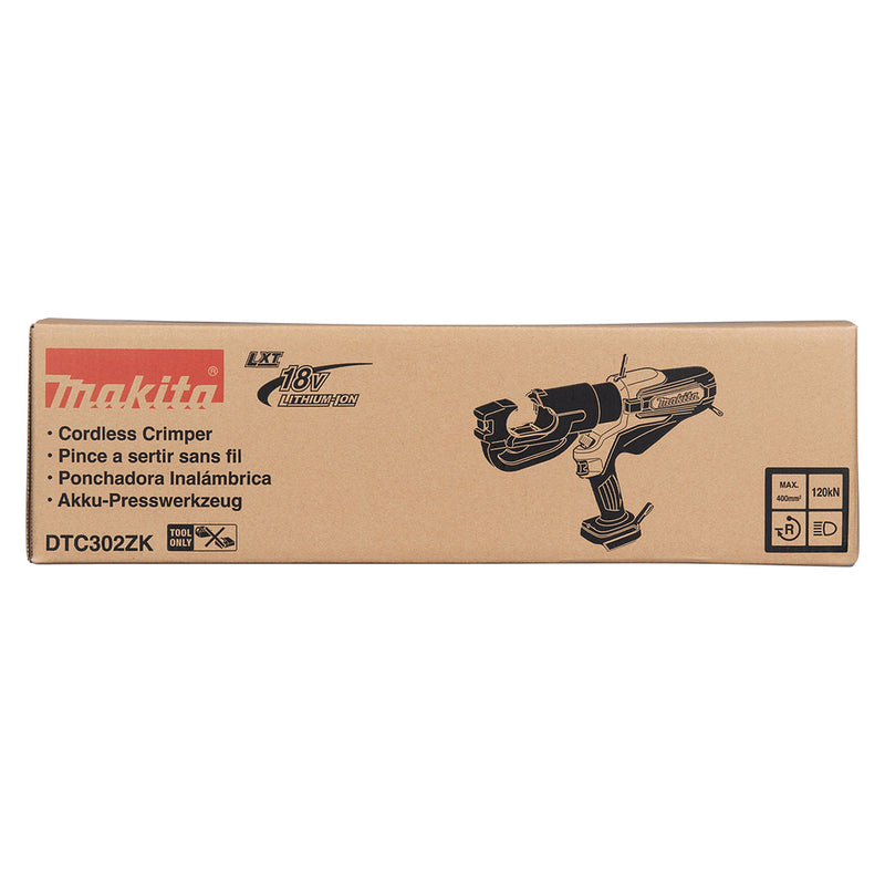 Máy ép cose thủy lực Makita DTC302 dùng Pin 18V LXT, lực ép 120kN