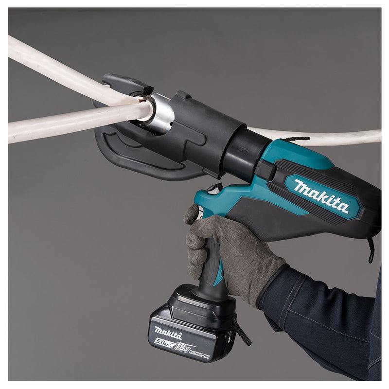 Máy ép cose thủy lực Makita DTC302 dùng Pin 18V LXT, lực ép 120kN