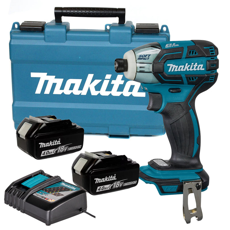 Máy vặn vít xung dầu Makita DTS141 dùng Pin 18V LXT đuôi lục giác 6.35mm (1/4 inch)