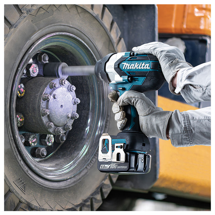 Máy siết bu lông Makita DTW1005 dùng Pin 18V LXT, cốt 3/4 inch