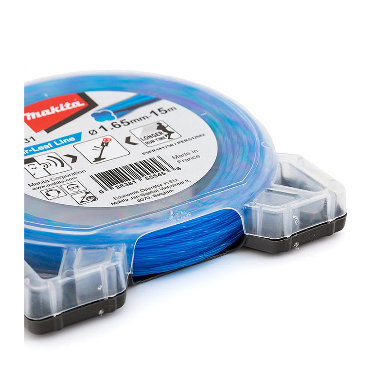 Dây cước cắt cỏ Makita loại dây đơn 4 cánh dày 1.65mm, cuộn dài từ 15m - 445m