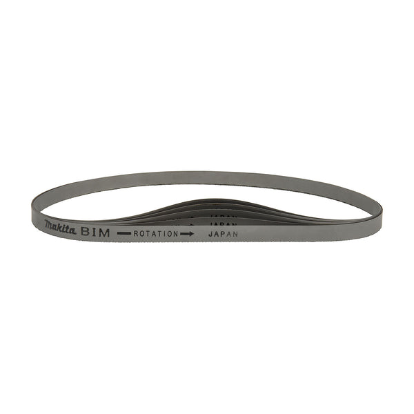 Hộp 5 lưỡi cưa vòng Bi-Metal Makita dùng cho Inox và kim loại cứng, chiều dài 730mm số răng từ 14-24 TPI, răng dạng sóng ( Cấp 3 sao )