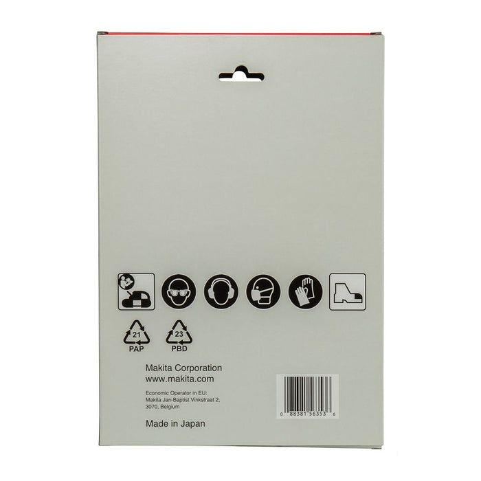 Hộp 5 lưỡi cưa vòng Bi-Metal Makita dùng cho Inox và kim loại cứng, chiều dài 730mm số răng từ 14-24 TPI, răng dạng sóng ( Cấp 3 sao )