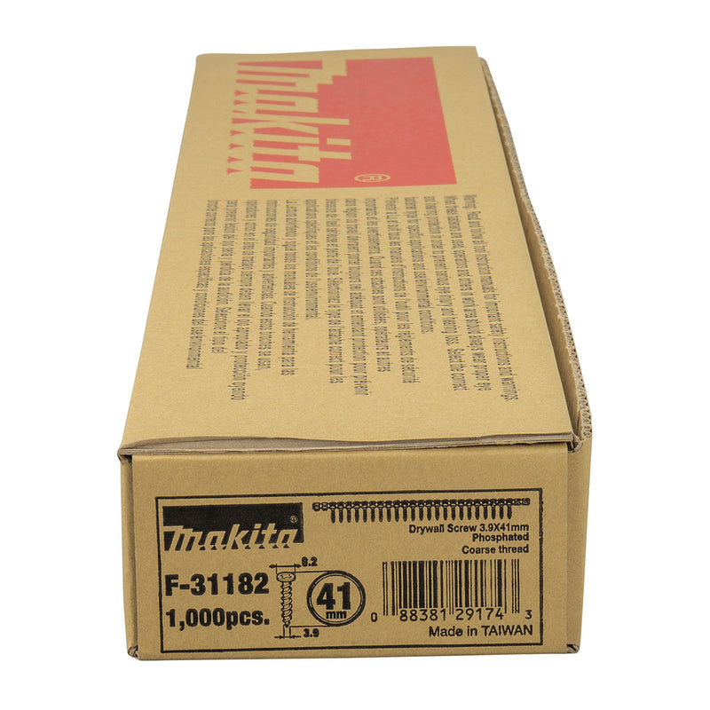 Hộp 1000 vít cuộn Makita dùng cho tấm thạch cao và gỗ, kích thước PH2 chiều dài từ 35mm-55mm