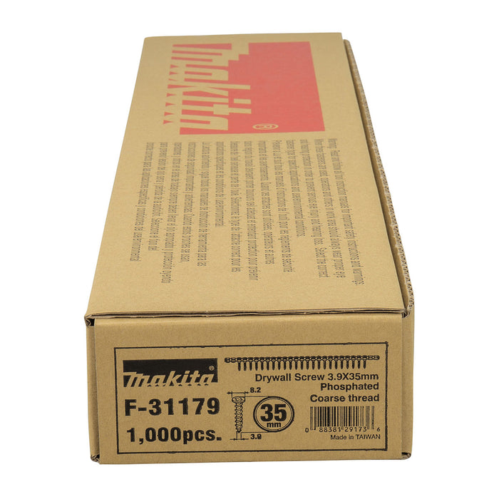 Hộp 1000 vít cuộn Makita dùng cho tấm thạch cao và gỗ, kích thước PH2 chiều dài từ 35mm-55mm