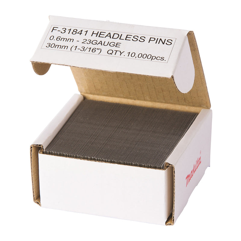 Hộp 10,000 đinh chỉ trơn Makita cở đinh 0.6mm (23Ga), chiều dài từ 18mm-35mm dùng cho các máy bắn đinh