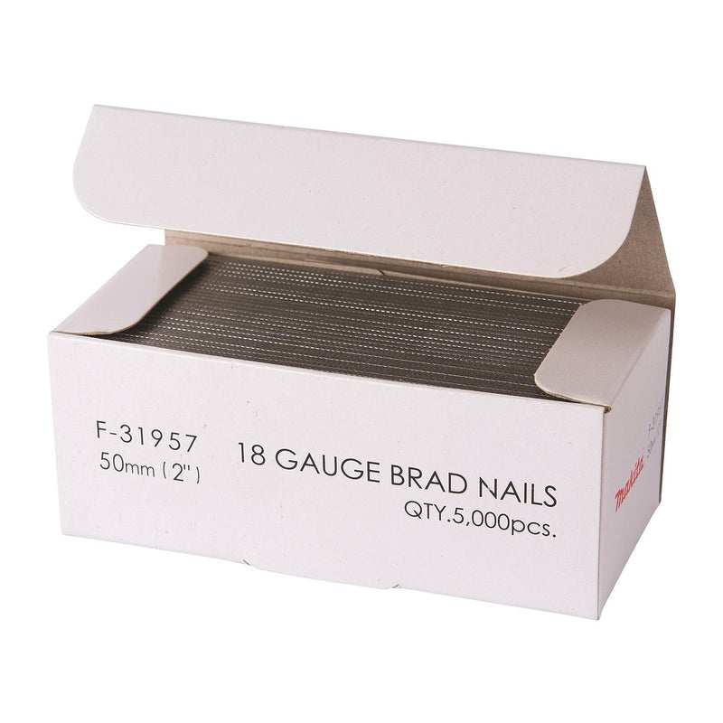 Hộp 5000 đinh chỉ trơn Makita cở đinh 1.2mm (18Ga), chiều dài từ 15mm-50mm dùng cho các máy bắn đinh