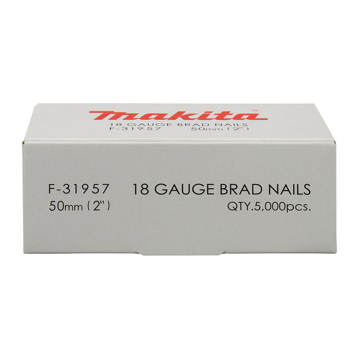 Hộp 5000 đinh chỉ trơn Makita cở đinh 1.2mm (18Ga), chiều dài từ 15mm-50mm dùng cho các máy bắn đinh