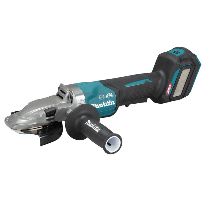 Máy mài góc đầu dẹt Makita GA056G dùng Pin 40Vmax XGT, đường kính lưỡi 125mm, công tắc bóp