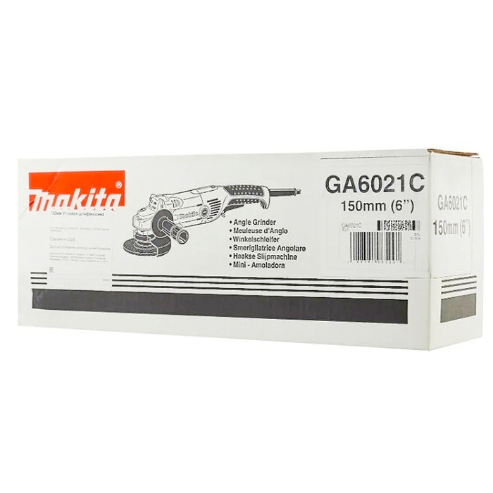 Máy mài góc Makita GA6021C công suất 1450W, đường kính lưỡi 150mm, công tắc bóp