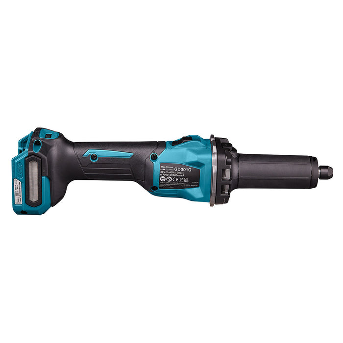 Máy mài khuôn Makita GD001G dùng Pin 40Vmax XGT chấu bóp 6mm, công tắc trượt