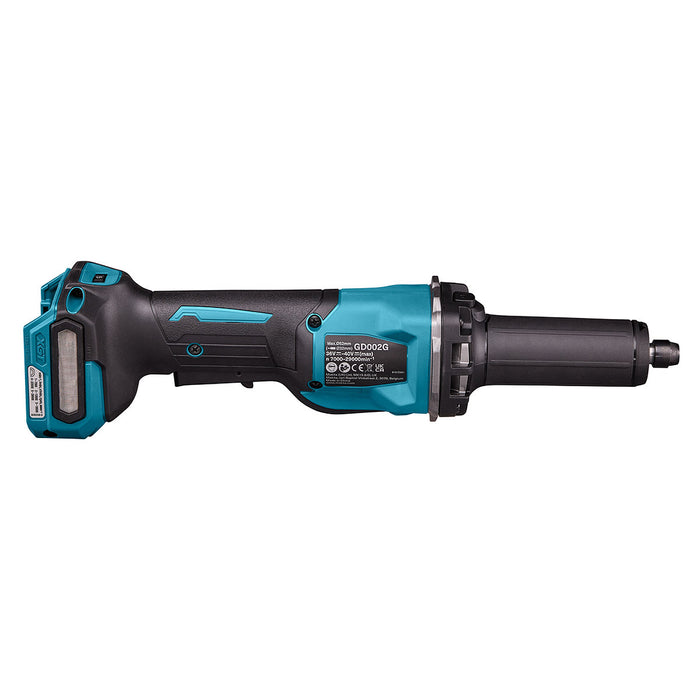 Máy mài khuôn Makita GD002G dùng Pin 40Vmax XGT chấu bóp 6mm, công tắc bóp