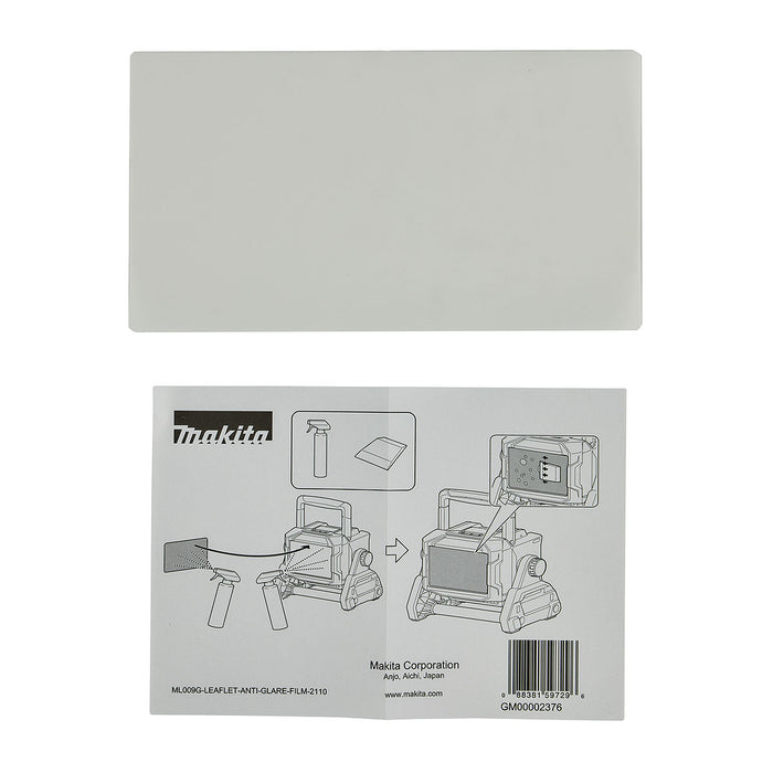 Phim chống chói Makita GM00002376 dùng cho đèn công trường ML009G