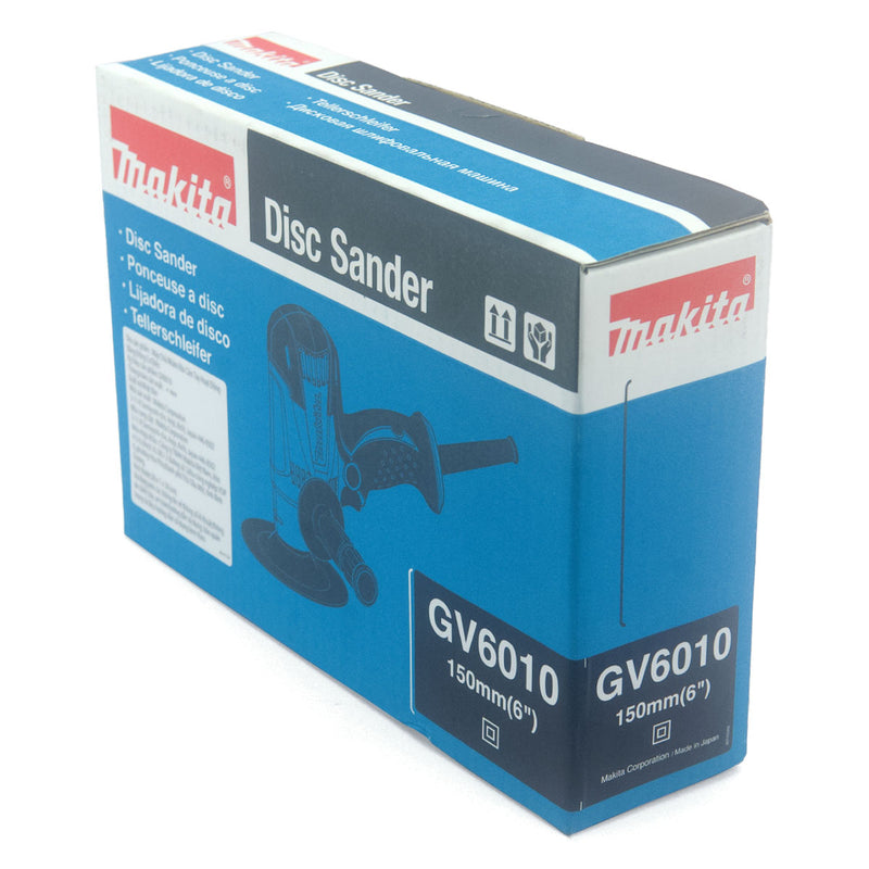 Máy chà nhám đĩa Makita GV6010 kích thước đĩa nhám 150mm, công suất 440W