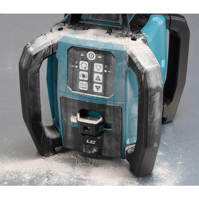 Máy cân mực Laser 2 tia xanh xoay 360° Makita SKR001 dùng Pin 40Vmax XGT, 18V LXT, 12V CXT, đo tối đa 800m