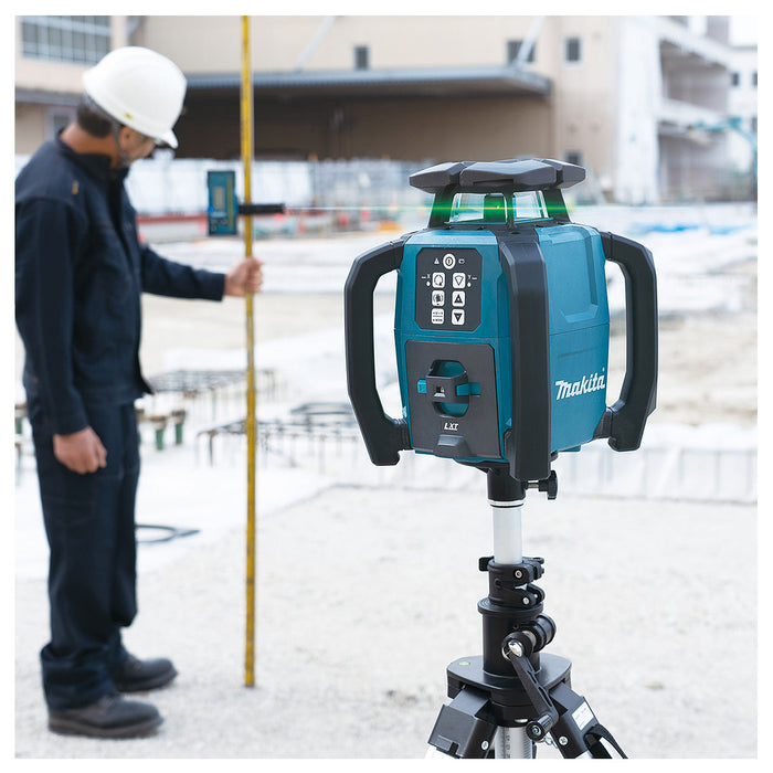 Máy cân mực Laser 2 tia xanh xoay 360° Makita SKR001 dùng Pin 40Vmax XGT, 18V LXT, 12V CXT, đo tối đa 800m