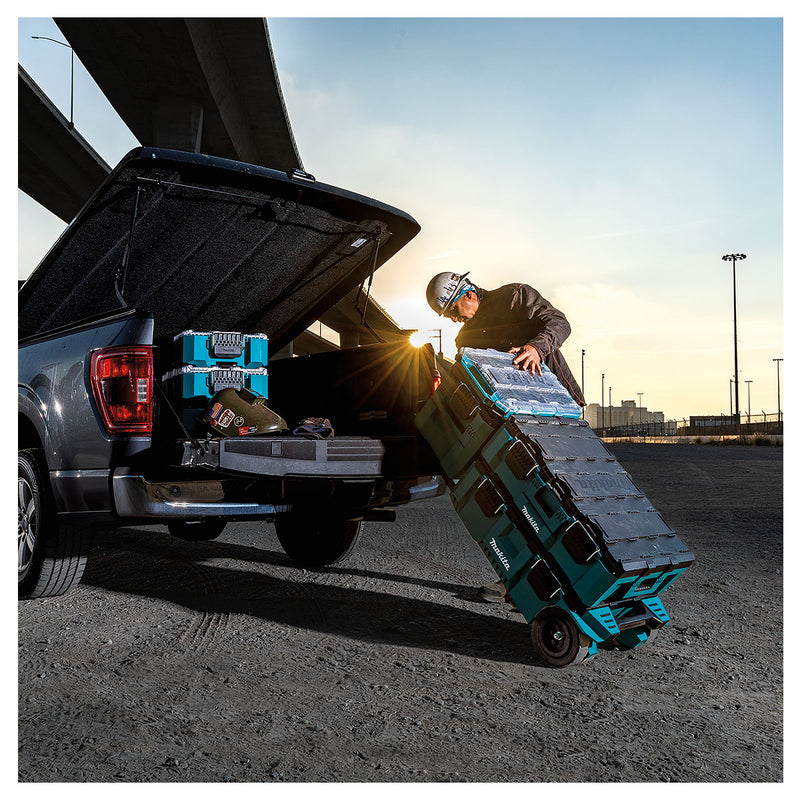 Thùng đựng đồ nghề Makita Maktrak T-90009 có bánh xe và tay kéo, dung tích 82L