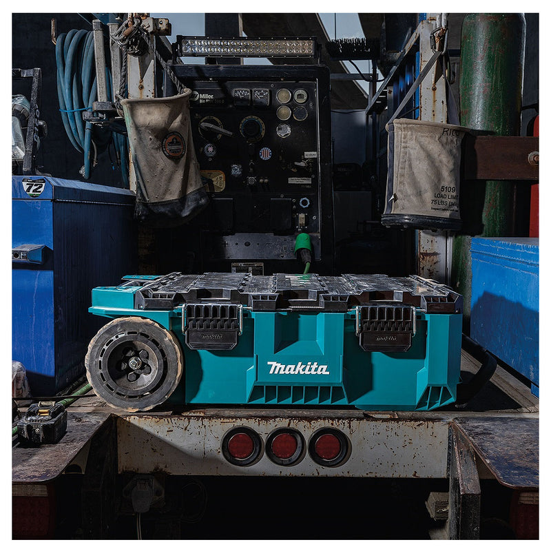 Thùng đựng đồ nghề Makita Maktrak T-90009 có bánh xe và tay kéo, dung tích 82L