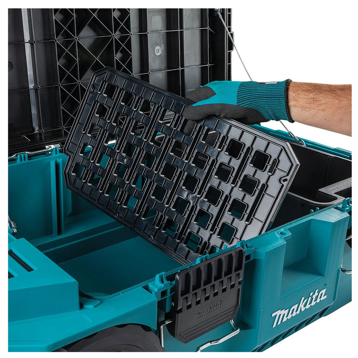 Thùng đựng đồ nghề Makita Maktrak T-90009 có bánh xe và tay kéo, dung tích 82L