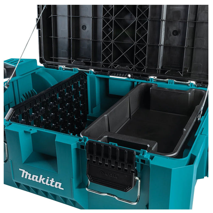 Thùng đựng đồ nghề Makita Maktrak T-90009 có bánh xe và tay kéo, dung tích 82L