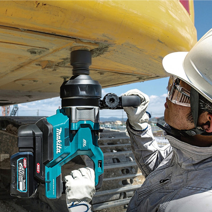 Máy siết bu lông Makita TW009G, dùng Pin 40Vmax XGT, cốt 1 inch (25.4mm)