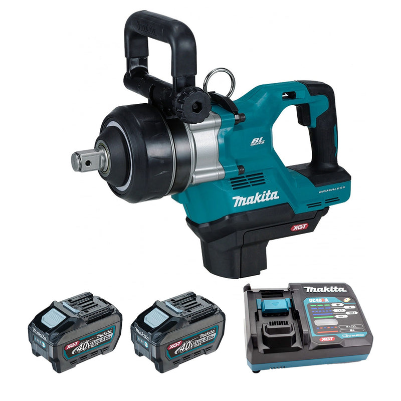 Máy siết bu lông Makita TW009G, dùng Pin 40Vmax XGT, cốt 1 inch (25.4mm)