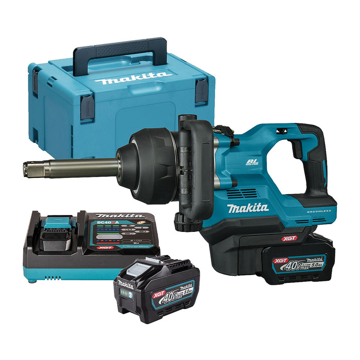 Máy siết bu lông Makita TW010G, dùng Pin 40Vmax XGT, cốt 1 inch (25.4mm)